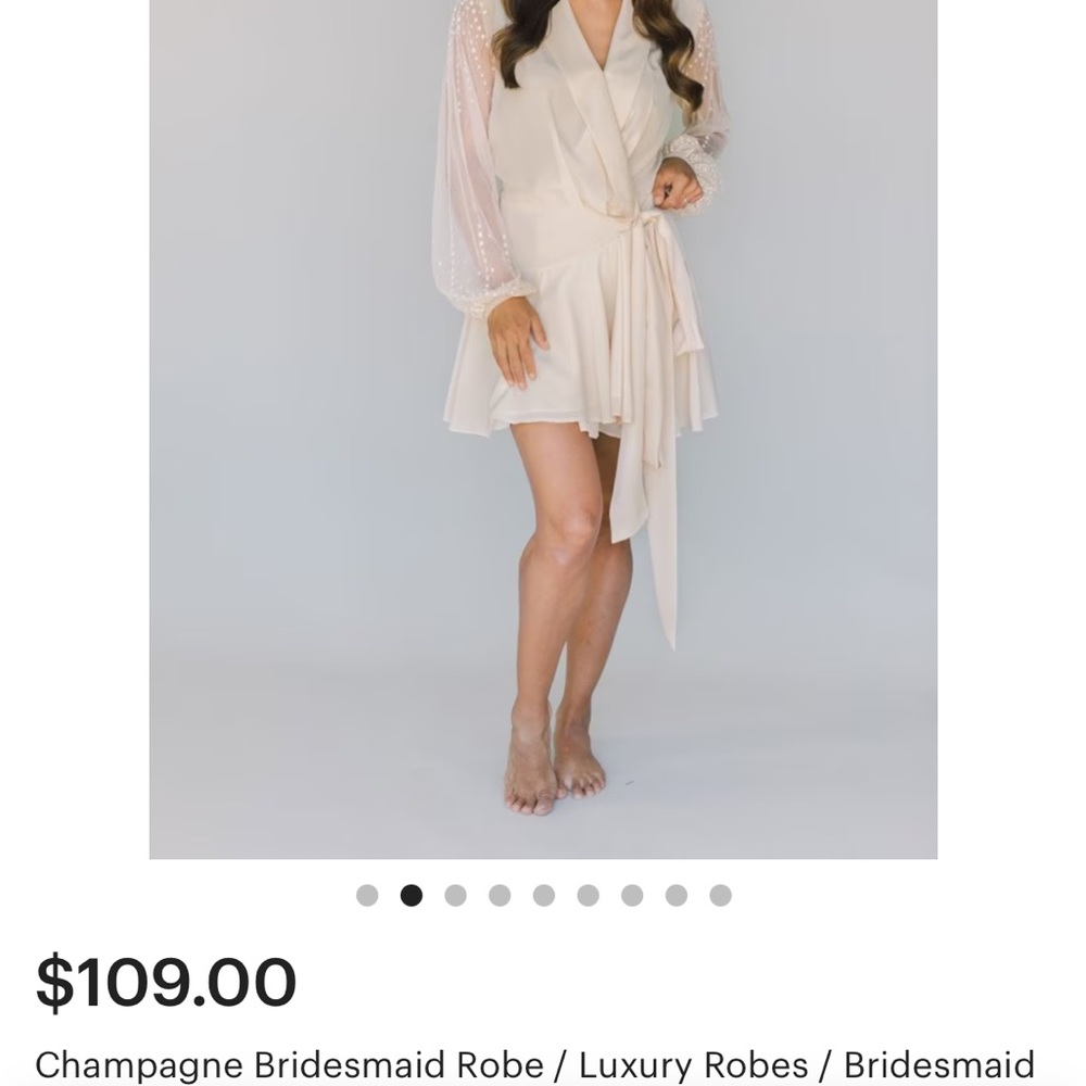 Alanna bridal robe